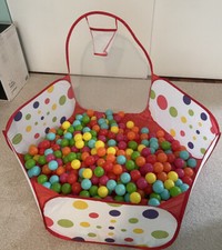 Ball Pit Play Tent With Basketball Hoop For Kids Toddler 4 Ft BALLS NOT INCLUDED