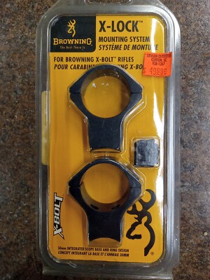 Browning Integrated Scope Mount System 12512 for X-Bolt 30mm Diam Interm Height