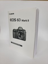 Canon EOS 6D Mark II Instruction Owners Manual EOS 6D II Book NEW
