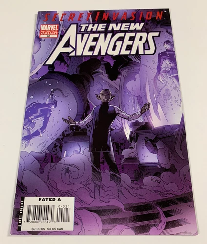 NEW AVENGERS #40 2nd PRINT 1st APPEARANCE VERANKA SKRULL QUEEN NM+ 9.6 Or Better
