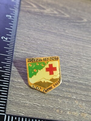 Vintage Red Cross Inland empire East Lapel Pin S1