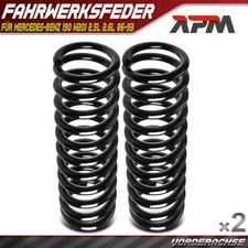 2x Federn Fahrwerksfeder Vorderachse für Mercedes-Benz 190 W201 2.5L 2.6L 86-93
