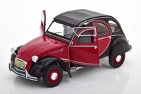 Citroen 2CV6 Charleston 1982 Bordeaux & Noir Solido S1805013 1:18 Metall 2CV 6