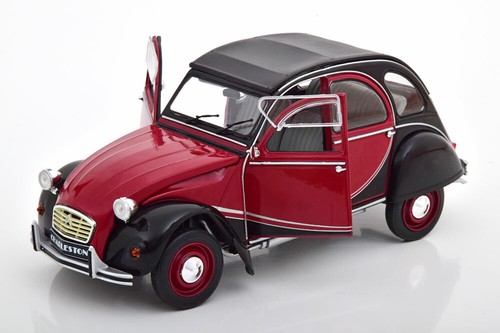 Solido 8040 – Citroën 2CV Charleston – Échelle 1:18 – Bordeaux Et Noire – Occasion