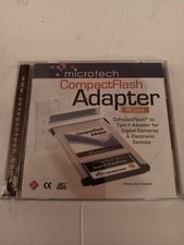 Microtech Digital FlashFilm CFA CompactFlash Adapter CF To PCMCIA Card NOS