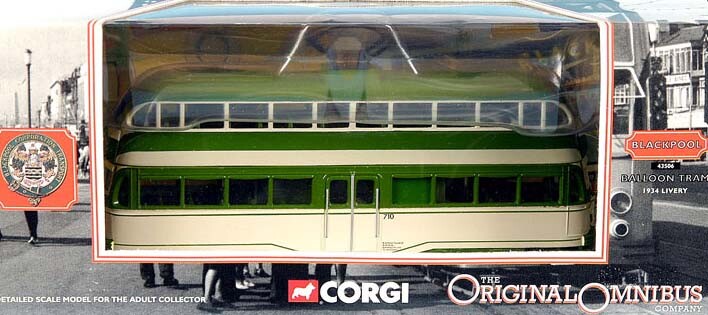 CORGI OOC BLACKPOOL TRANSPORT BALLOON TRAM-43506