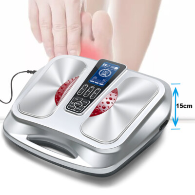 OSITO Elektrisches Fußmassagegerät mit Wärmefunktion TENS EMS Blutverstärker