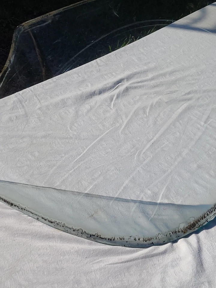 Ford Fairlane 1959 parabrisas FoMoCo ventana de vidrio fuerte vidrio delantero original antiguo Foto 4 de 4