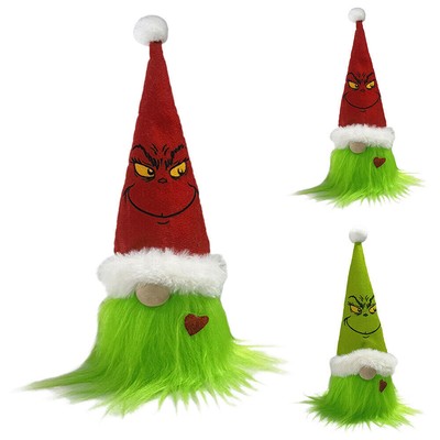 28cm Grinch's Weihnachten Gonk Gnome Dekor Plüsch Spielzeug Tomte Faceless Puppe