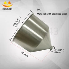 30L Hopper for Paste Filling Machine 304 Stainless Steel Hopper For Liquid&Paste