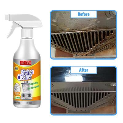 60ml Foam Cleaner Kitchen Grease Cleaner Stain Remover Magic Degreaser Spra QXV