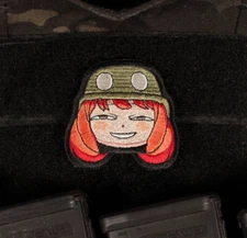 Buhanka Chan Smug Face Russian Anime Morale Patch