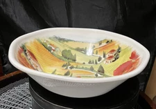 Effetti d'Arte Round 12”Large Bowl Italian Countryside Made in Italy