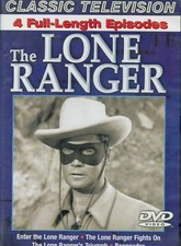 Classic Television: The Lone Ranger -4 episodes 