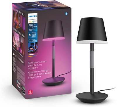 Philips Hue Go Portable Table Lamp- Black