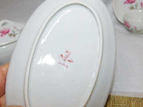 Vintage Childs 14 Piece Pink Royal Rose GRANTCREST Porcelain China Tea Set - Picture 14 of 19