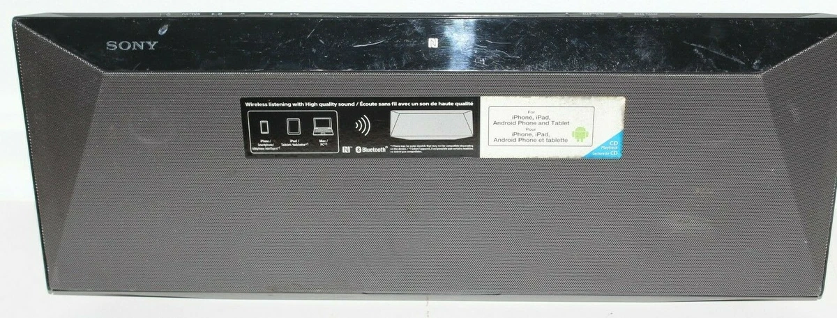 Sony CMT-BT60 Personal Audio System Bluetooth Speaker FM AM Radio - Used  00799