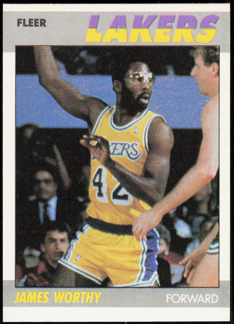 1987-88 Fleer #130 James Worthy