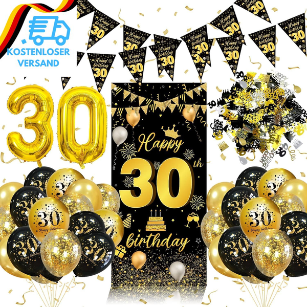 30. Geburtstag Deko, 30 Geburtstag Deko Junge MäNner, 30 Geburtstag Dekorationen-image