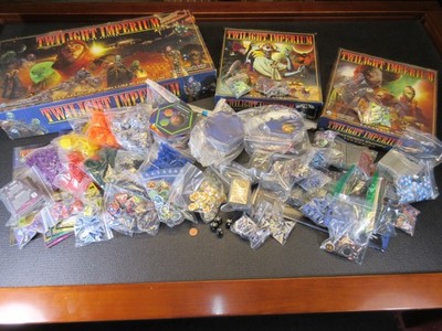 Lot of Twilight Imperium 3rd Ed w Both Expansions 2011 FFG Board Game Complete