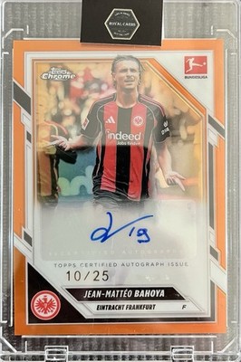 2025/26 Topps Chrome Bundesliga Jean-Matteo Bahoya Autograph 10/25