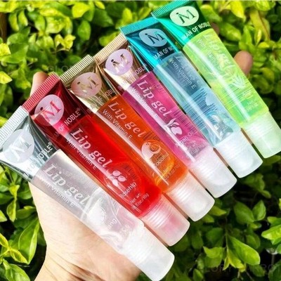 6PcsMoisturizing Clear Lip Gloss,VE,Rosehip,Argan, Peppermintaloe,Coconut Flavor