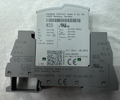 1PC FOR Phoenix Contact PLT-SEC-T3-24-FM-UT Surge Protector Type 3 24VDC