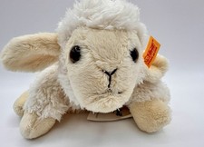 Steiff Linda Lamb Plush, Wool White New With tag 8