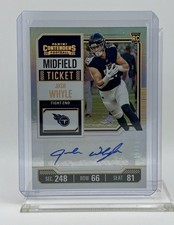 Josh Whyle Rookie 2023 Panini Contenders MidField Ticket Auto #/50 RC SP