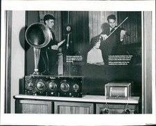 1975 Raleigh North Carolina Charles Clark Radio Set 8X10 Historic Vintage Photo