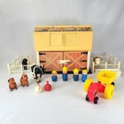 Vintage 1967 Fisher Price Little People Play Family Farm Toy Set #915 - No Silo