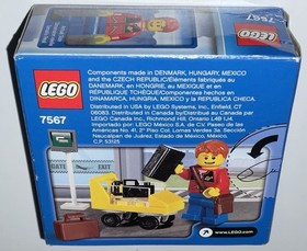 Lego City Set 7567 Traveler Luggage Cart Airport Bus Station FACTORY SEALED