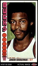 1976 Topps #11 Junior Bridgeman Bucks RC Louisville  6.5 - EX/MT+