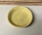 Vintage McCoy Pottery Glossy Yellow SKYLINE Flower Pot Saucer 2 3/4" Inner D