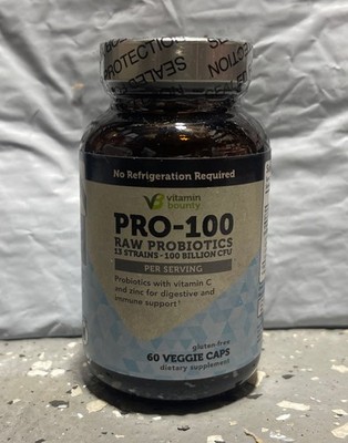 100 Billion CFU 13 Strains, Raw Probiotics with Vitamin C & Zinc for Immune... 