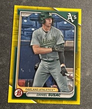 2024 Bowman Daniel Susac Prospects Yellow Paper  #30/75 Giants