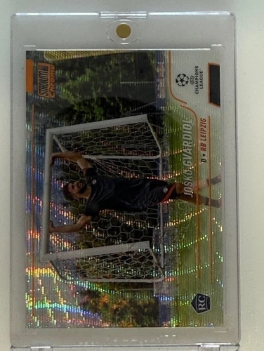 2021-22 Stadium Club Chrome UEFA Josko Gvardiol RC /25 Orange Wave Man City #67