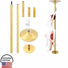 Dance Pole Height Adjustable 440lbs Capacity Spinning Static Dancing Pole