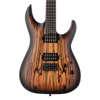 Schecter C-1 Pale Moon Electric Guitar - Natural Satin w/Black Burst