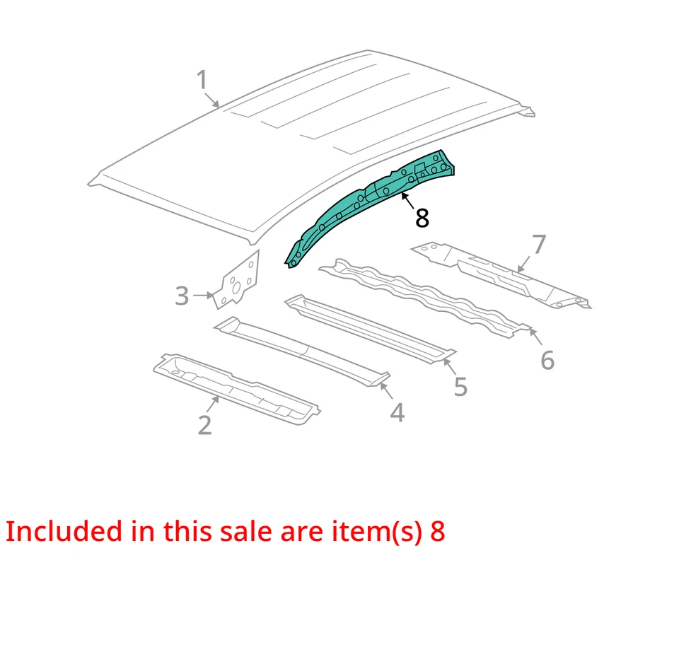 2005-2009 CHEVROLET PONTIAC EQUINOX TORRENT RAIL ASM RF INR FRT SI RH 19121103 - Image 2 of 3