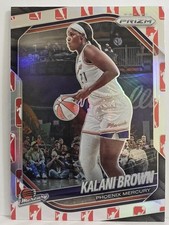 2025 Panini Prizm WNBA #55 Kalani Brown WNBA Logo Prizms