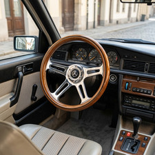 14 Real Wood Steering Wheel For Mercedes Benz W114 W115 W123 W124 W201 190 R107