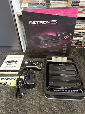 HYPERKIN RETRON 5 RETRO SPIELKONSOLE - GETESTET - KEIN NES - BILLIGSTES AUF EBAY