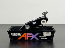 Vintage Aurora AFX 1908 Shadow Can-Am Black Slot Car HO Scale - NEW