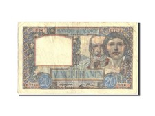 [#210910] Banknote, France, 20 Francs, 20 F 1939-1942   Science et Travail  , 19