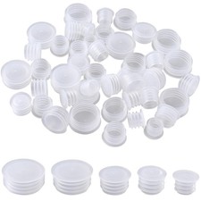 50PCS Plastic Salt and Pepper Shaker Stopper Replacement Plugs 3/8 to 3/4 Inch