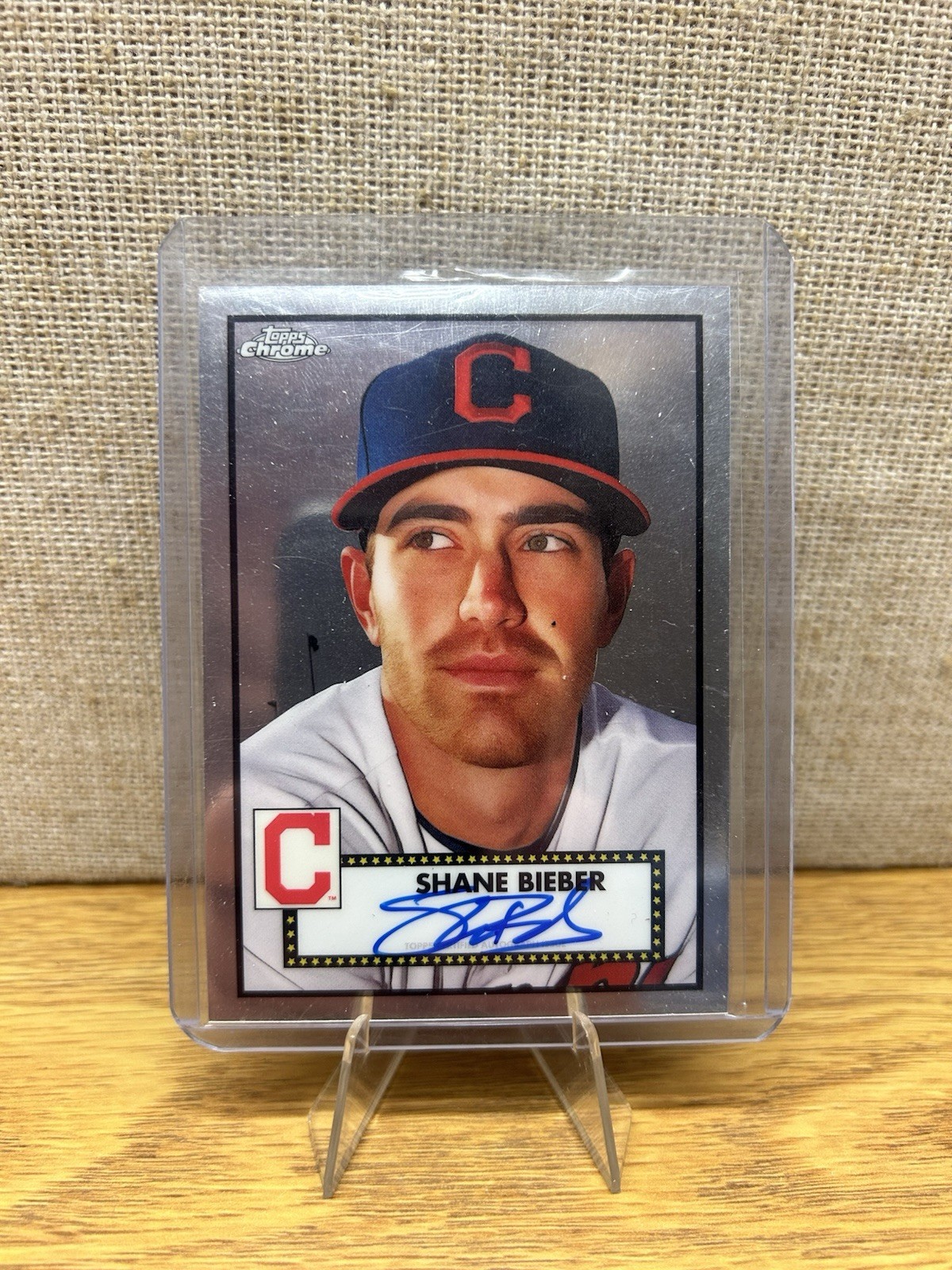 2021 Topps Chrome Platinum Anniversary - Autographs Shane Bieber #PA-SB (AU)