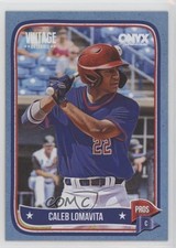 2024 Onyx Vintage Aqua Bordered /99 Caleb Lomavita #OVCALO 4z8