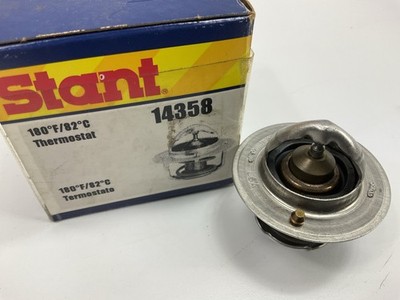 Stant 14358 OE-Type 180-Degree Coolant Thermostat With Seal, Stainless Steel