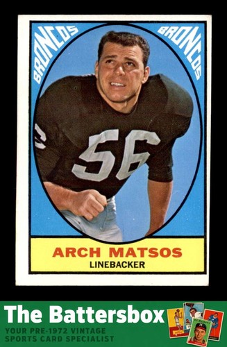 Arch Matsos #37 1967 Topps card
